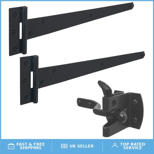 Durable black garden gate - garden,