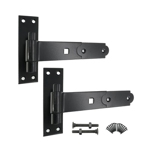 Hook and band straight - and, hinges