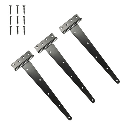 Heavy duty tee hinges - tee, black