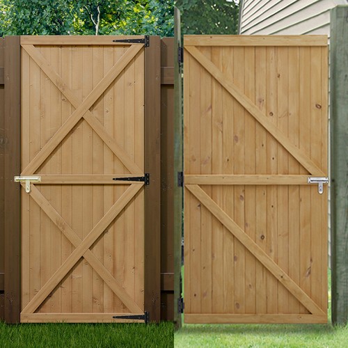 Large wooden garden gate pine - large,