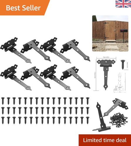 Stainless steel hinges - steel, t-hinges